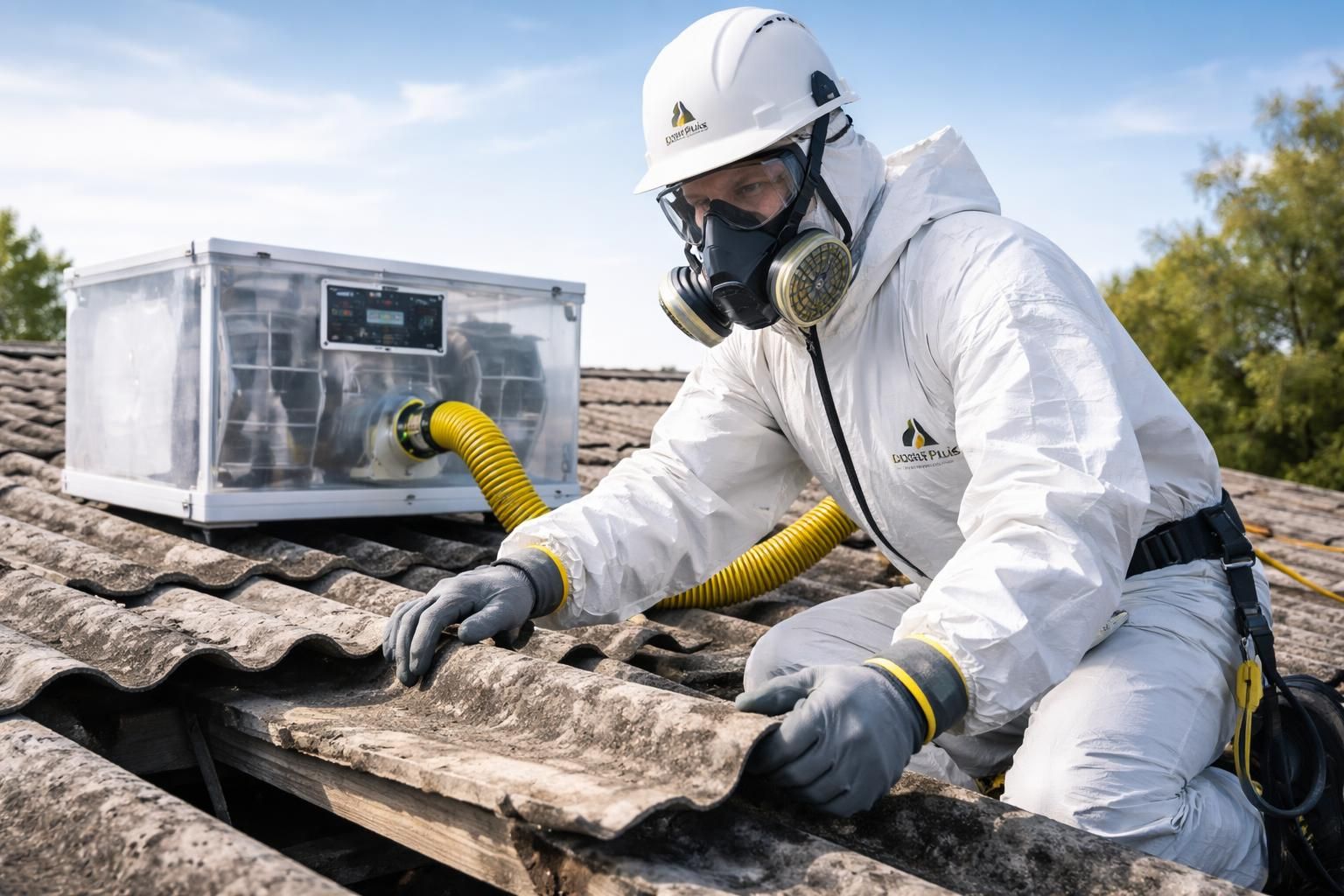 apprenez à désamianter votre toiture en toute sécurité grâce aux équipements de protection deltaplus et à l'utilisation efficace d'un caisson filtrant pour garantir un environnement sain.
